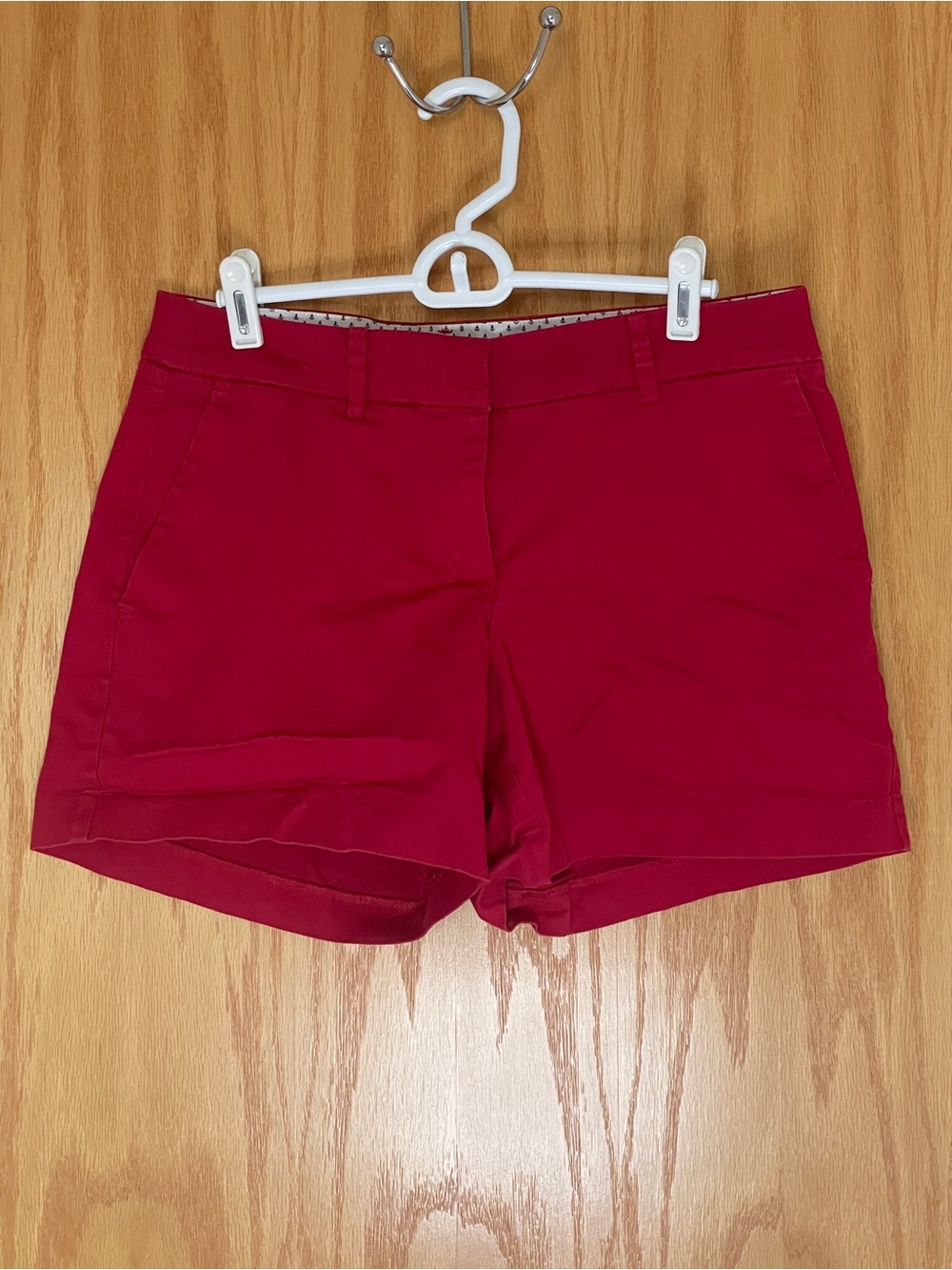 Nautica Women's Deep Red Bermuda Shorts